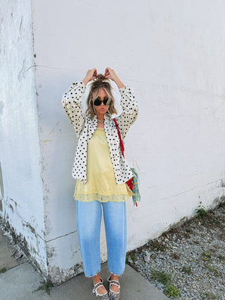 jessie polka dot jacket
