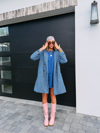 DAVI & DANI | harvest moon houndstooth coat