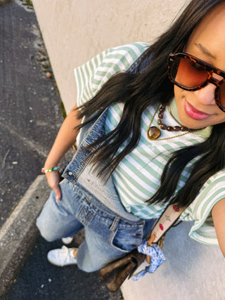 minty moment stripe top