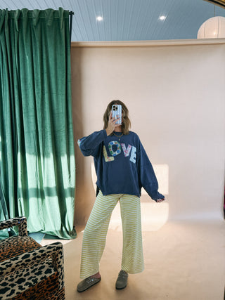 lots of love pullover - denim