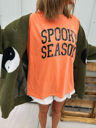 ETTA OG | spooky season graphic tee - orange / black