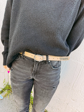 tan western belt