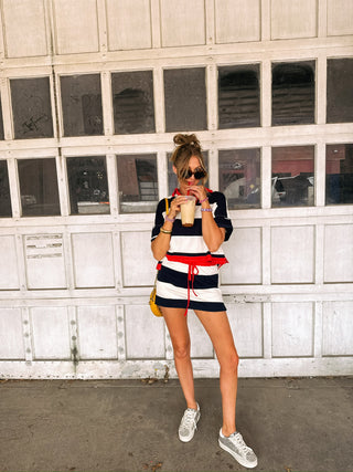 sparks fly collared top