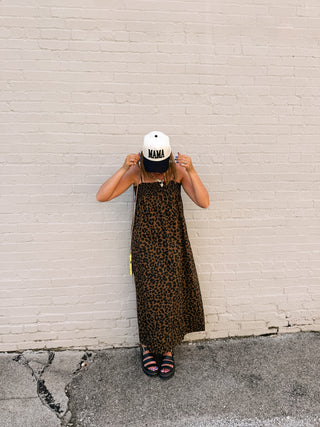 leopard party dress