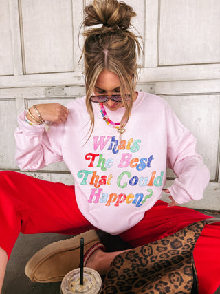 ETTA OG | best that could happen sweatshirt - pink