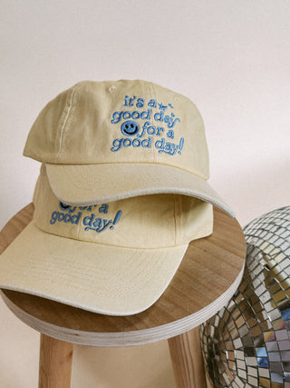 ETTA OG | it's a good day dad cap - yellow