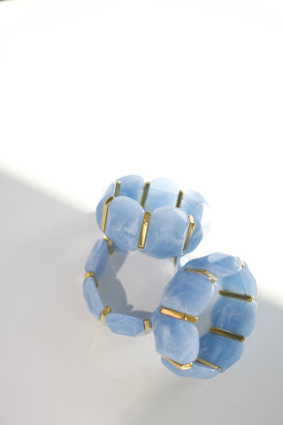 beljoy | emma stretch bracelet - light blue