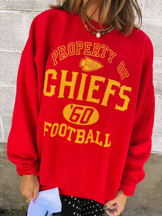 property of the chiefs sweatshirt