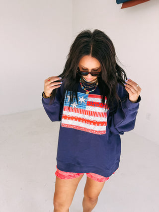 ETTA OG | girly flag sweatshirt