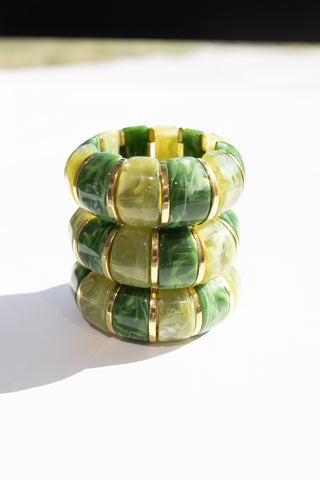 beljoy | bibi stretch bracelet - green