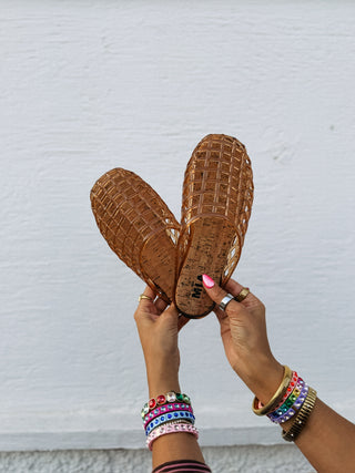 tan jelly mules
