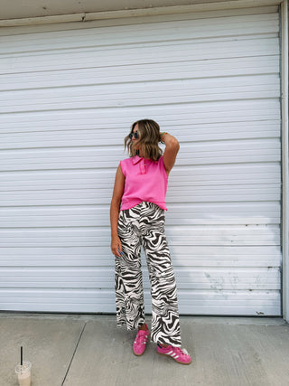 zesty zebra pants