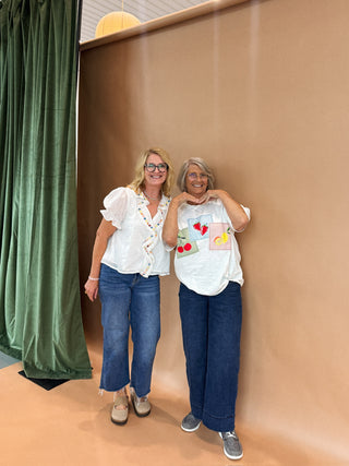 dandelion ruffle top