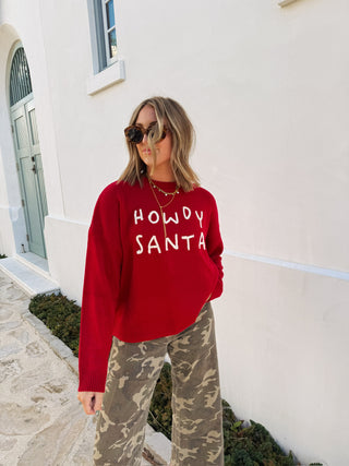 howdy santa sweater