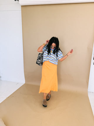 charmed life striped tee