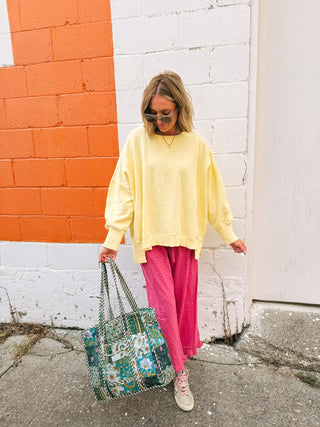 patty cake polka dot pants - pink