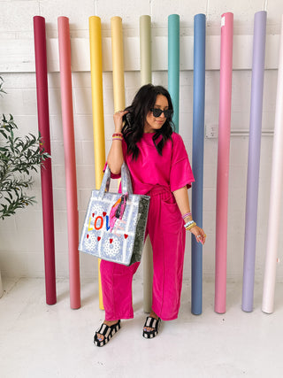 that fuchsia feeling two piece set