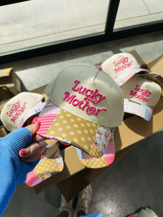 ETTA OG | lucky mother trucker hat - patchwork