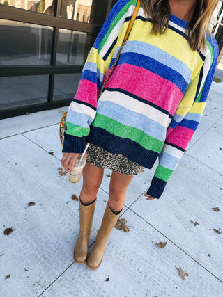 hayden striped sweater