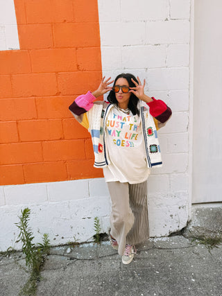 ETTA OG | just the way life goes graphic tee - ivory