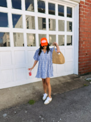 gotta go gingham dress