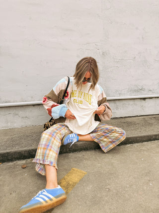 ETTA OG | home by nine club tee - ivory / green