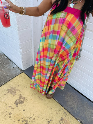on the bright side maxi dress