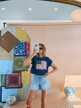springsteen denim top
