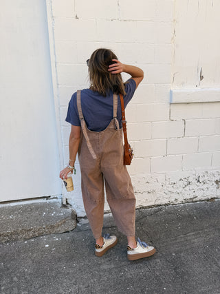 kangaroo overalls - brown