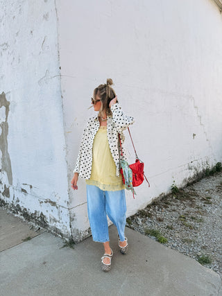 jessie polka dot jacket