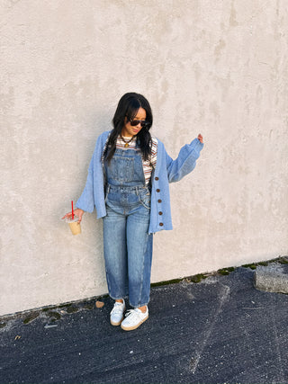 superfly overalls - dark denim