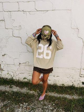 distressed 26 long sleeve