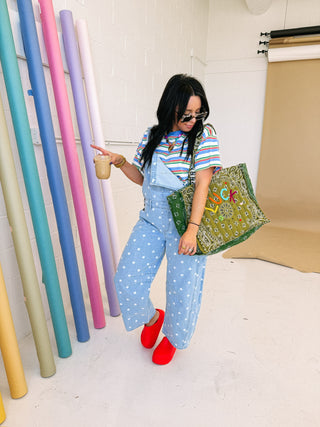 charmed life striped tee