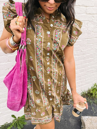 flower bloom flutter dress