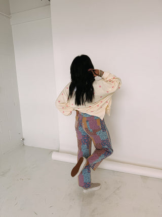 texas sun patchwork pants