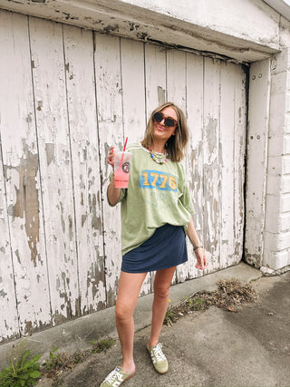 blue moon mini skort
