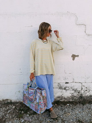 bread and butter stripe top