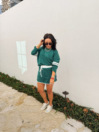 team spirit two piece set - green