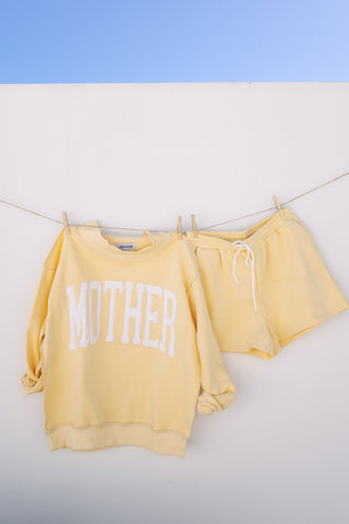 don't worry drawstring shorts - yellow