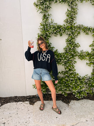 classic USA sweater