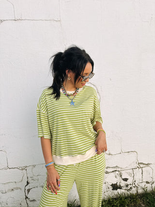 stay in lime top