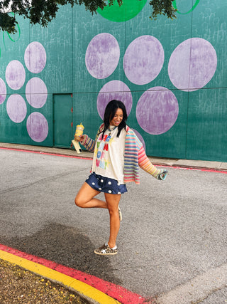 ETTA OG | big fan of fun! graphic tee - ivory