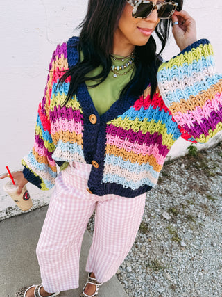 symphony stripe cardigan