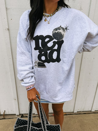 ETTA OG | reading party sweatshirt - ash