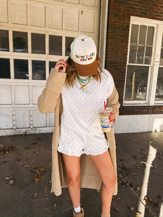 dottie ruffle shorts