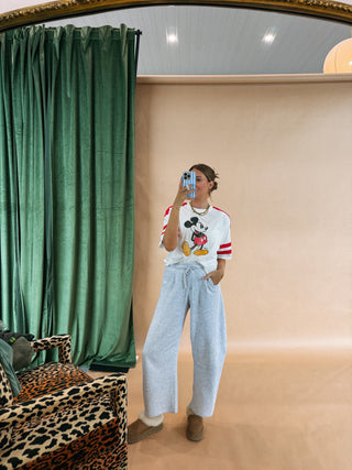 cropped mickey graphic tee.