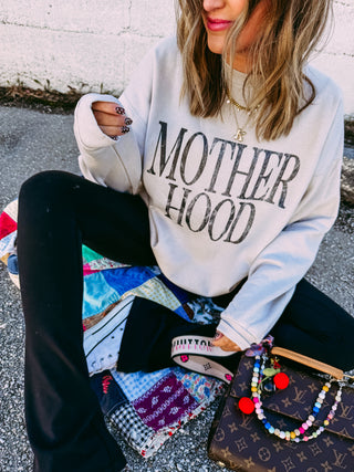 ETTA OG | motherhood sweatshirt - sand/black