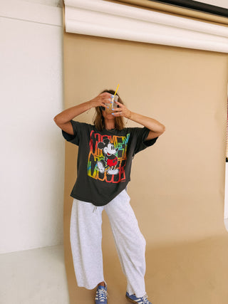 gradient mickey oversized graphic tee.
