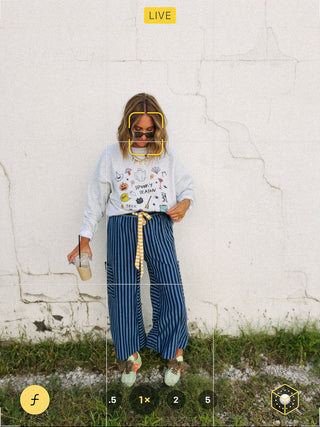 side street striped pants