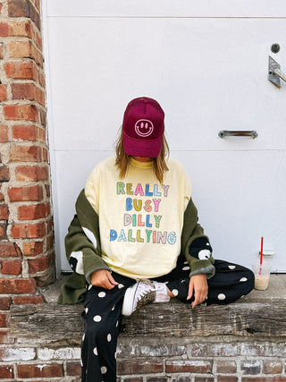 ETTA OG | dilly dallying graphic tee - butter yellow